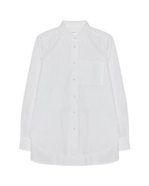 Lis Lareida White Lenon Blouse S /