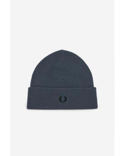fred perry merino wool beanie