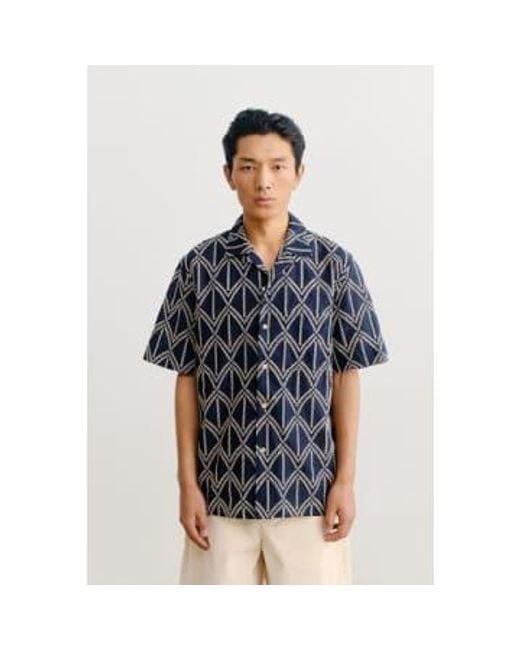 A Kind Of Guise Blue Gioia Shirt Triangle Of Summer M for men