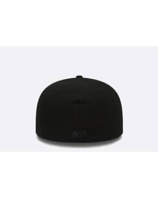 KTZ Black 59fifty New York Yankees Essential Fitted Total for men