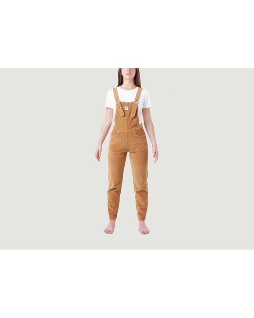 C tel Paris Corduroy Overalls in White Lyst UK