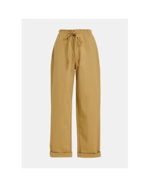 Essentiel Antwerp Natural Fomo Baggy Fit Trousers 34 / Oat Cappuccino