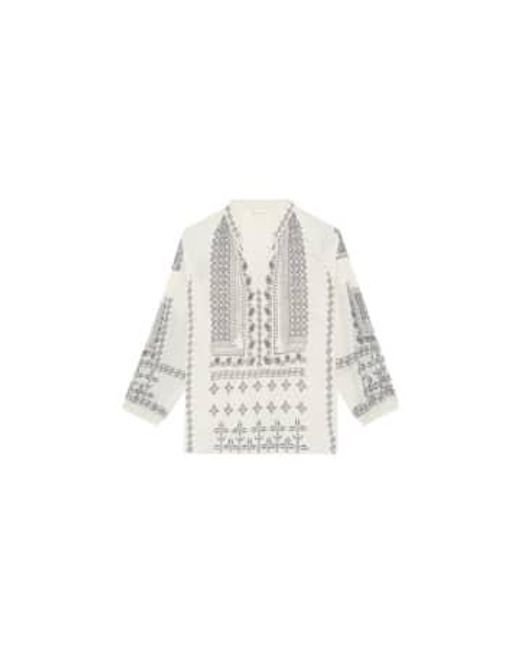 MAISON HOTEL White Gertrude Blouse Off Off / S