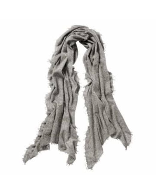 Hand Felted Cashmere Soft Scarf Gift di PUR SCHOEN in Gray