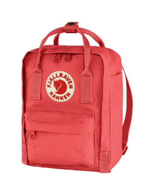 Fjallraven Känken Mini Peach Pink Backpack in Red | Lyst