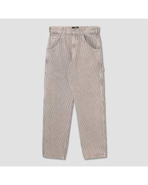 Stan Ray Gray And Striped Pants 32 for men