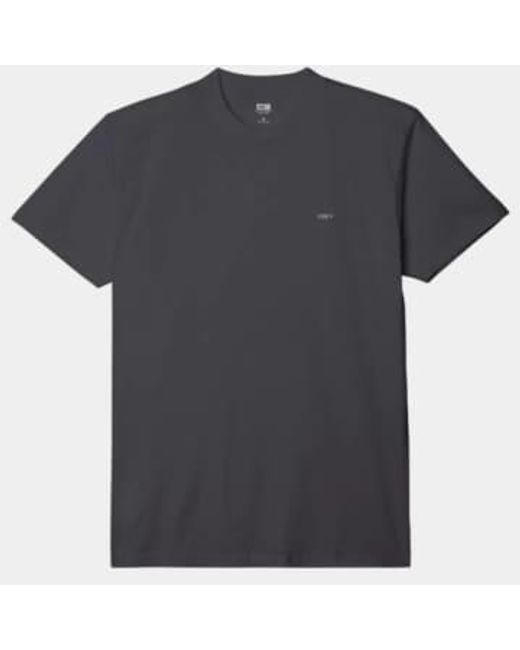 Obey Black Ripped Icon T-shirt for men