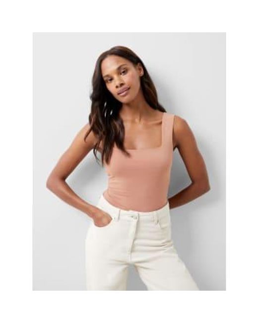 French Connection Brown Rallie Bodysuit