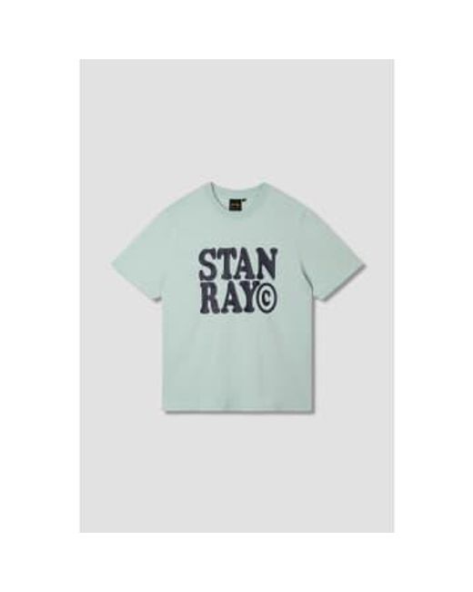 Stan Ray Blue Cooper T-shirt Opal Medium for men