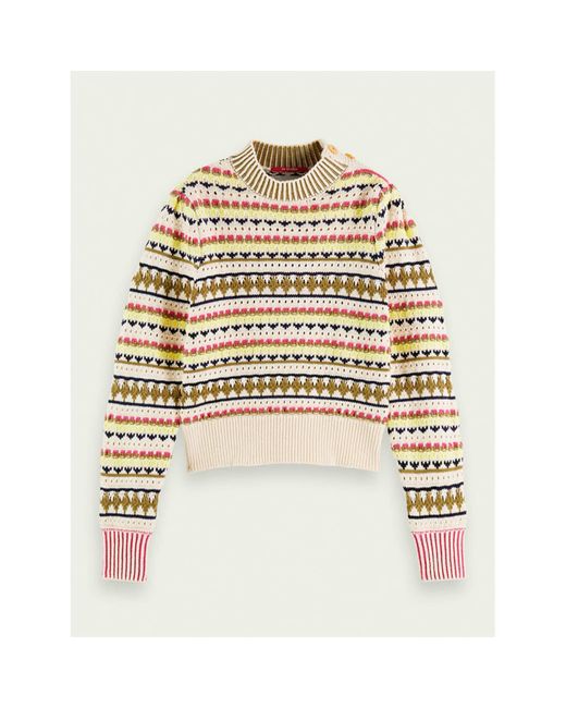 Scotch & Soda Knit Jersey in White Lyst