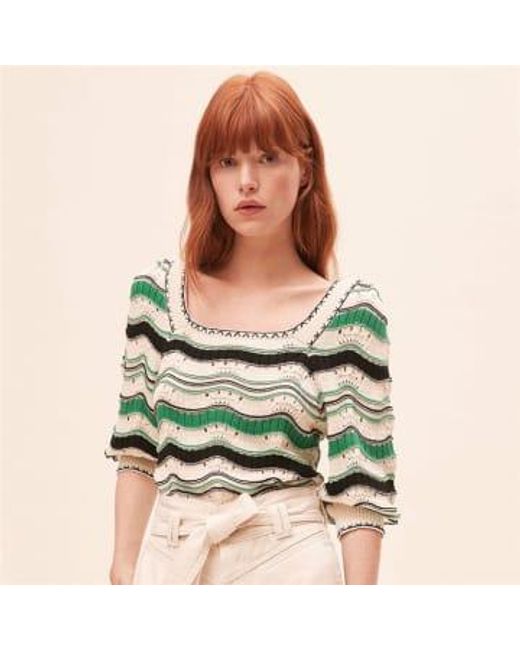 Haut en tricot Patricia Suncoo en coloris Green