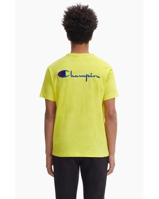 yellow champion shirt men