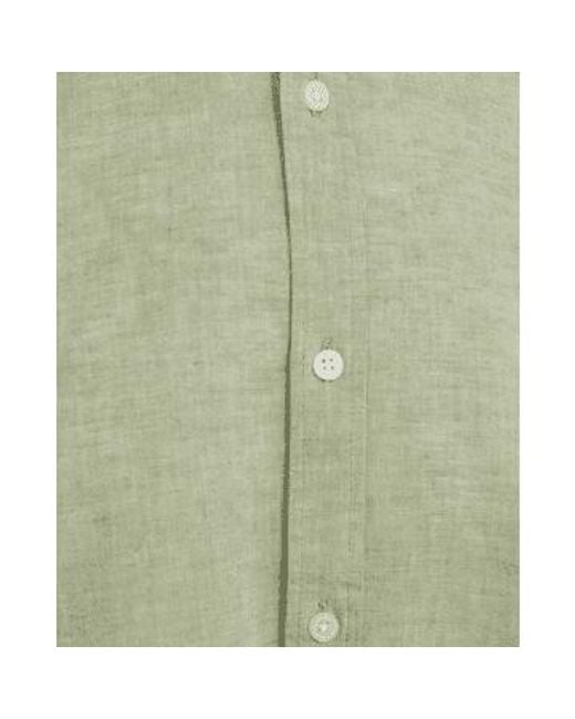 Cole 9802 Camisa Epsom Melange Minimum de hombre de color Green