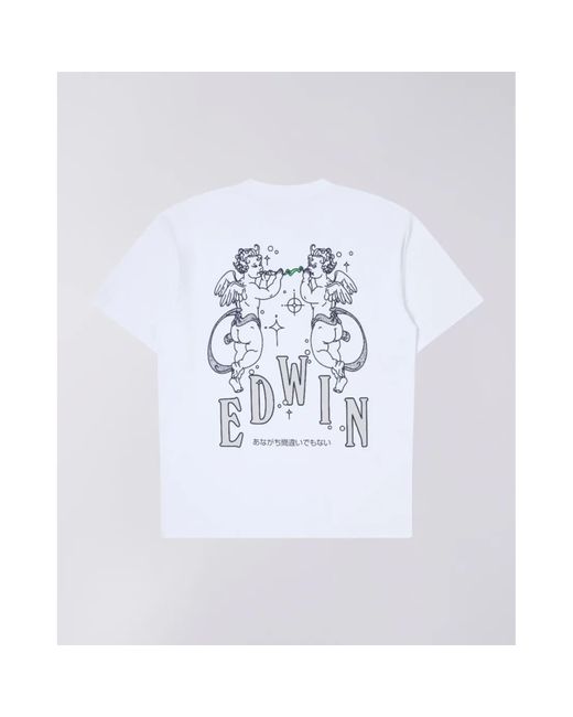 Edwin White Angels T-shirt for men