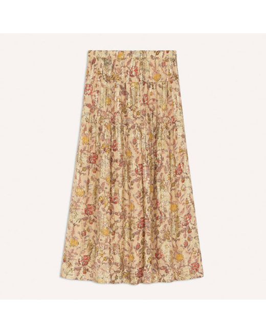 Ba&sh Rose Raya Floral Print Midi Skirt | Lyst UK