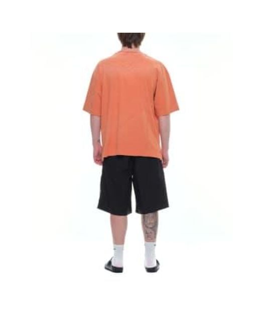 Paura T-shirt den mann sagte übergroßes t-shirt in Orange für Herren