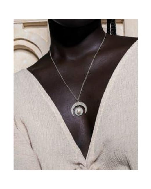Zoe & Morgan Metallic Selene Necklace One Size