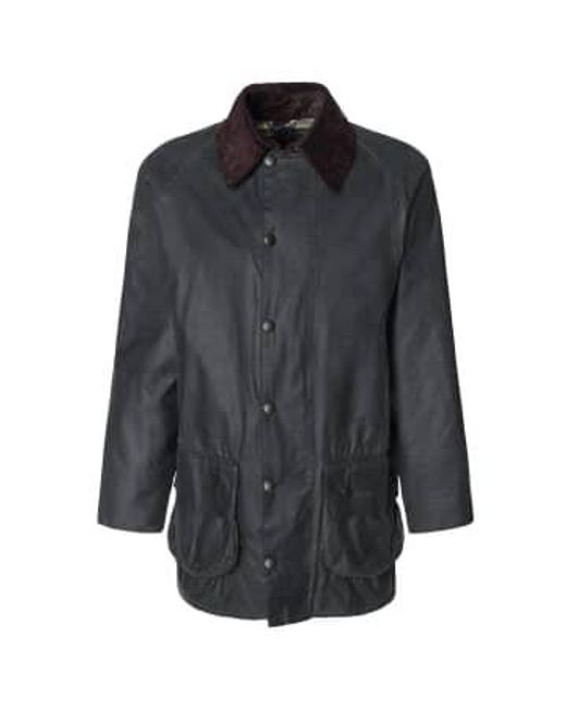 Beaufort Wax Jacket Sage Barbour pour homme en coloris Black