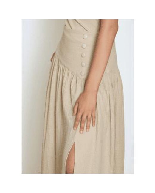 SKATÏE Natural Split Front Skirt S