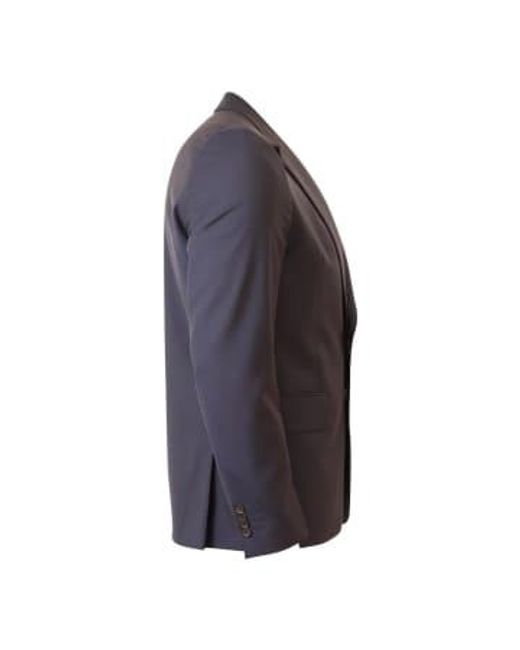 Dark Gents Tailored Fit 2 Button Suit di Paul Smith in Blue da Uomo