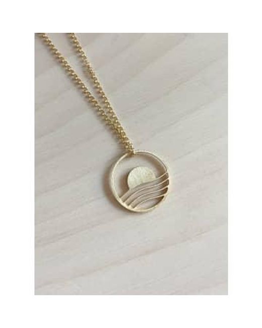 Dowse White Bichi Plated Necklace Plated