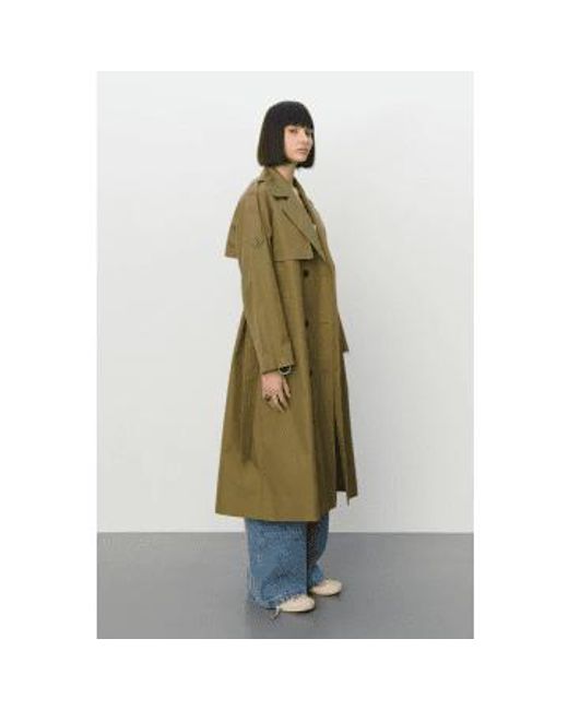 2nd Day Green Sloan Martini Trench Coat
