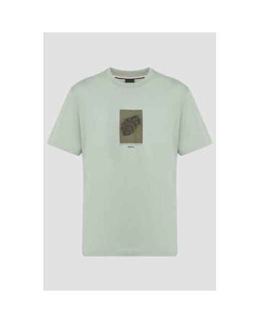 Boss Green Tessin 88 Open Cotton T-shirt 50512118 373 S for men
