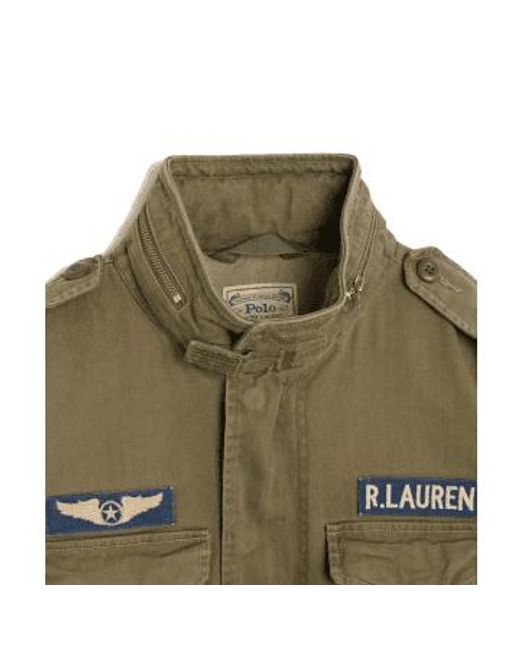 Polo Ralph Lauren Green M65 Combat Lined Jacket Olive S for men