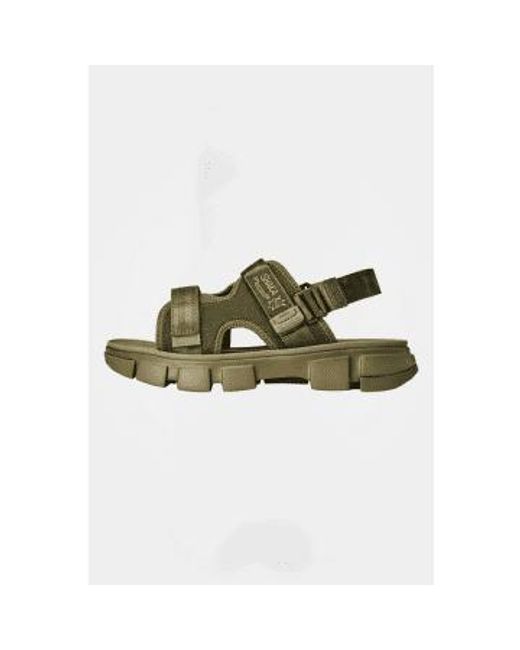 Shaka Green Chill Out Sf Army Sandals Uk 3