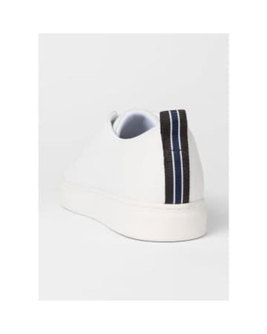 Paul Smith White Lee Classic Leather Trainer 8 for men