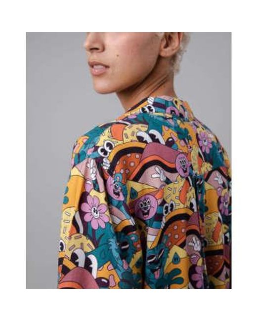 Brava Fabrics Multicolor Aloha Shirt Yeye Weller Sunshine
