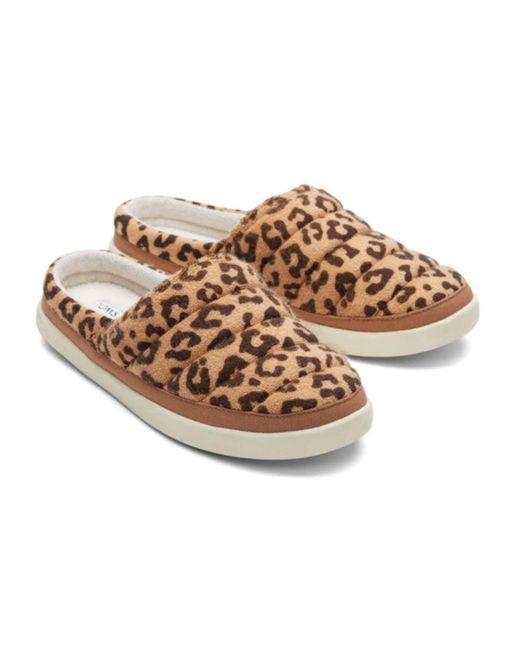 toms leopard print slippers