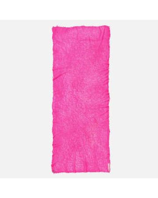 PUR SCHOEN Hand Felted Cashmere Soft Scarf Pink + Gift Wool