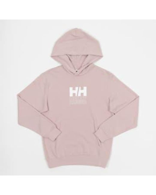 Core graphic hoodie en rosa Helly Hansen de hombre de color Pink