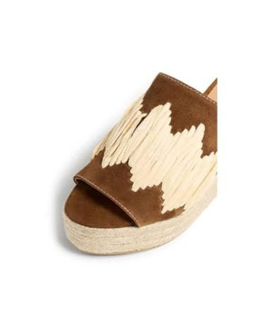 Caser eleo sandals Castaner de color Natural