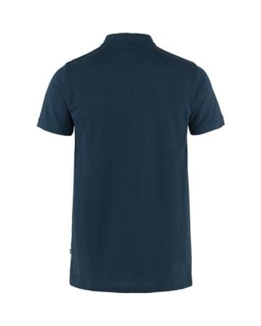 Fjallraven Blue Övik Polo Shirt for men