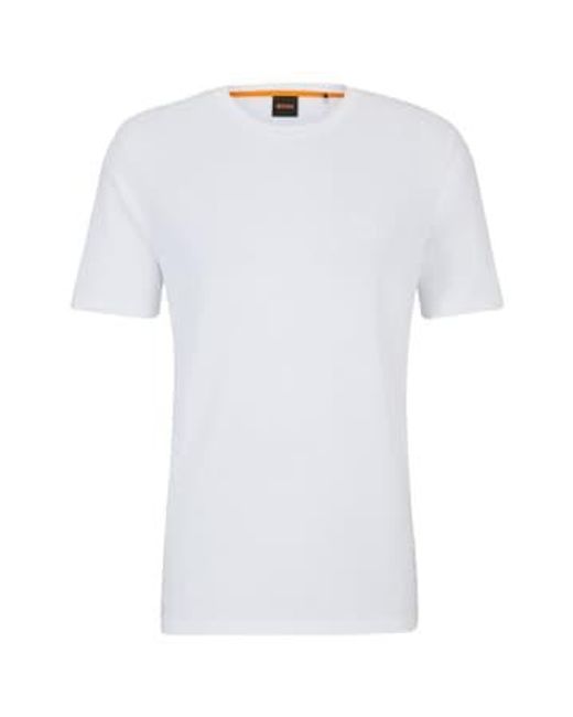 Boss White New Tales T-shirt for men