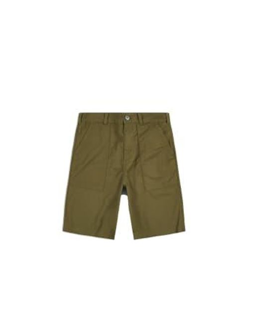 The North Face Green Ripstop Cotton Shorts Military for men
