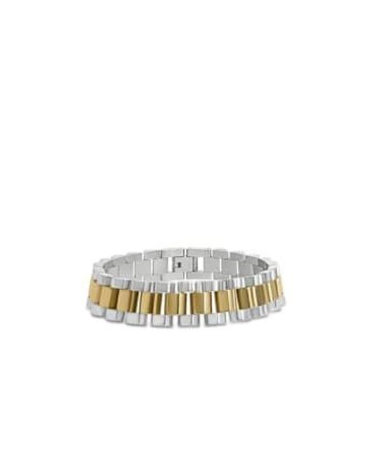 Anisa Sojka Metallic Chunky Watch Band Bracelet /gold /gold / Os