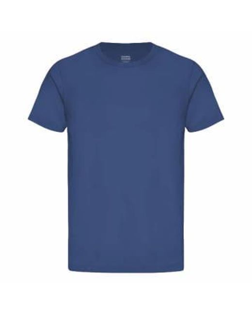 COLORFUL STANDARD Blue Classic Organic T-shirt Marine / M for men