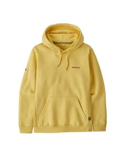 Patagonia Yellow Maglia Fitz Roy Icon Uprisal Hoody Milled S for men