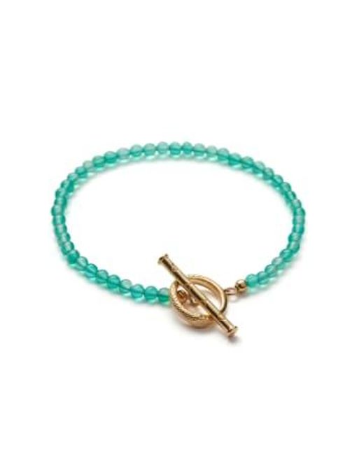 Rachel Entwistle Blue Ouroboros Onyx Bracelet Small