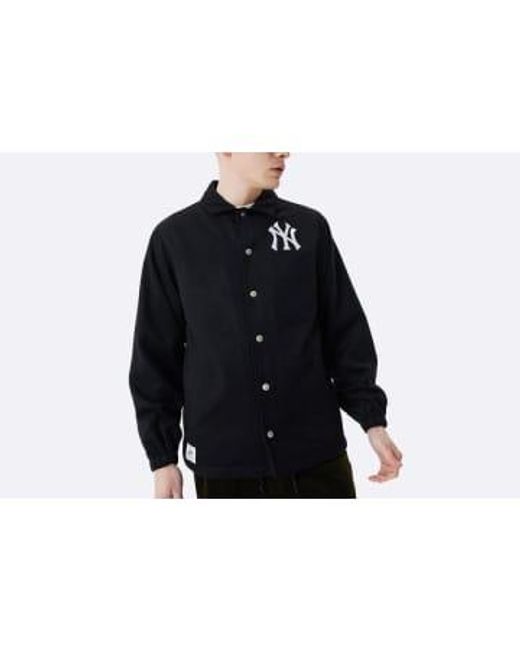 KTZ Black Coach Jacket New York Yankees for men