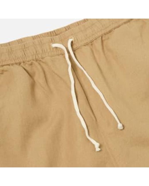 Universal Works Natural Judo Pant Linen Cotton Suiting Sand 30 for men