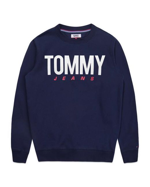tommy hilfiger essential logo fleece sweatshirt