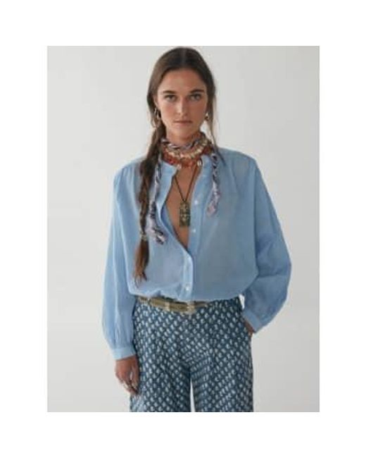 Blouse truffaut MAISON HOTEL en coloris Blue