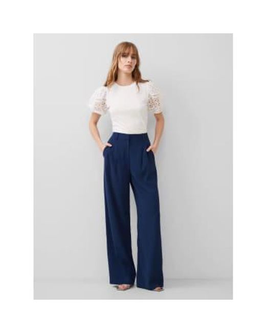 French Connection Blue Harry Suiting Trousers