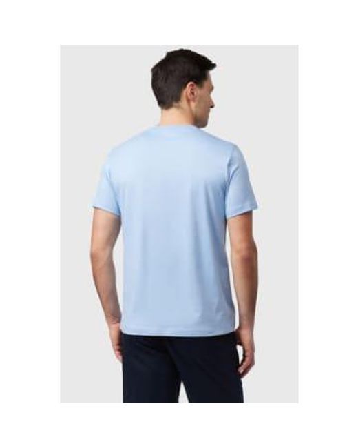 T-shirt classique à col rond en sérénité Psycho Bunny pour homme en coloris Blue