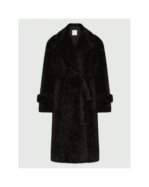 Marella Black Salone Long Coat 23390602392 Col 004