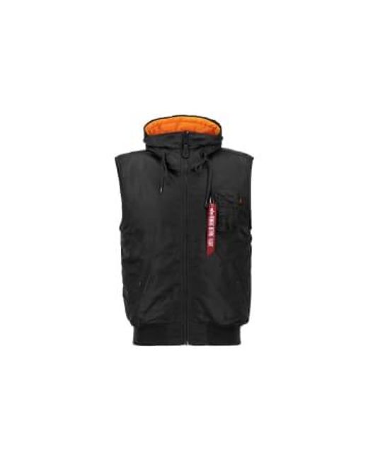 Hood ma-1 vest Alpha Industries pour homme en coloris Black